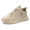 Arbeitsschutzschuhe Herrenschuhe für Sommer Neue atmungsaktive Mesh-Schuhe für Herren Trendige vielseitige Sneakers mit dicker Sohle Lässige Daddy-Trendschuhe