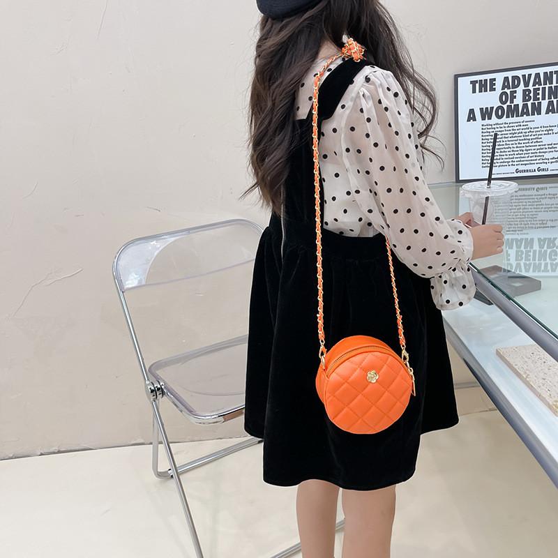 Girls Pu Leather Quilted Crossbody Bag With Breathable Design For Daily Use