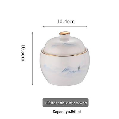 Wutuo Ceramic Double Boiler Stew Pot