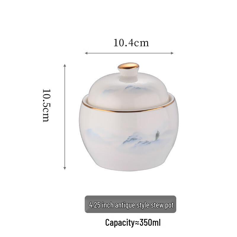 

Wutuo Ceramic Double Boiler Stew Pot