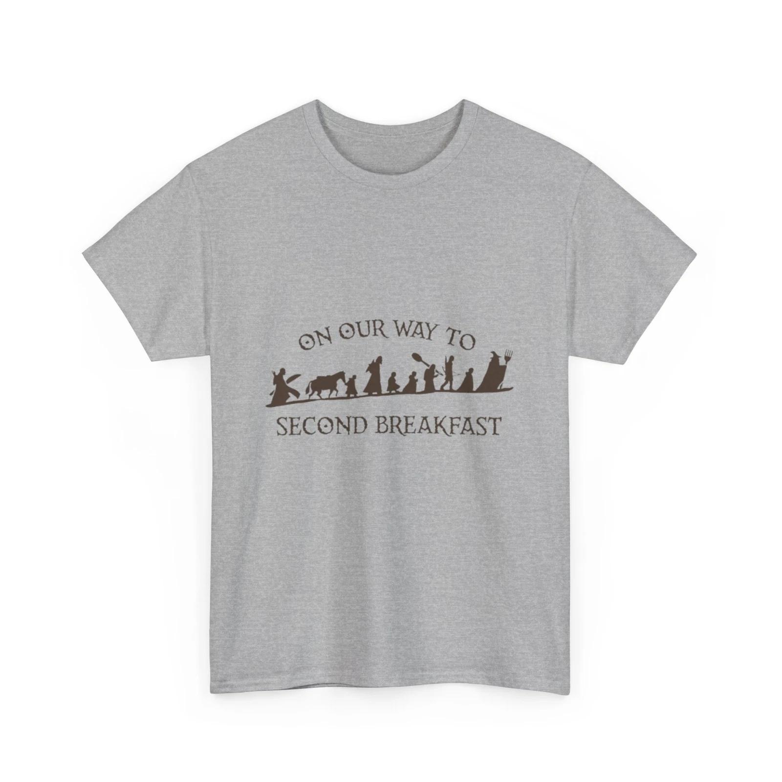 

The Lord Of The Rings T-Shirt | On Our Way To Second Breakfast Shirt S