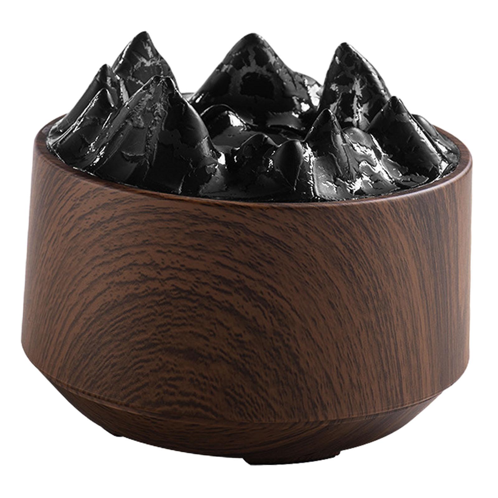 

Увлажнитель воздуха Volcano, практичный, 300 мл, ароматический увлажнитель воздуха, увлажнитель воздуха для офиса, настольного СПА, прикроватного столика, гостиной темно-коричневого