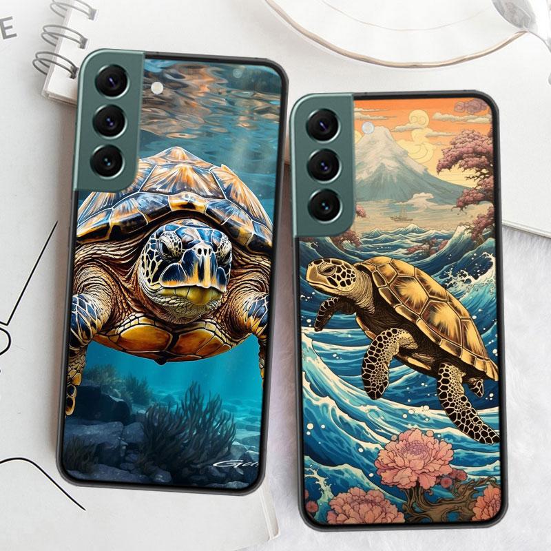 Marine Organisms, Sea Turtles, And Animals Phone Case For Samsung Galaxy S22 S25 Ultra S21 S10 Plus S26 Edge S20 S23 S24 FE
