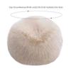 Smooth Mongolian Fluffy Hat Thickened Fur Fluffy Texture Warm Bucket Hat Round Top Ear Protection Winter Hat Ladies Headwear