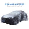 Transparent Car Cover Transparent Durable Dustproof Elastic Band Windproof Sun Shade Eco-friendly Disposable Clear Car Cover for Automobile