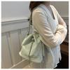 Simple Texture Fashionable Women's Shoulder Bag Large Capacity Commuter Single Strap Bag Soft Faux Leather Tote Handbag CLE