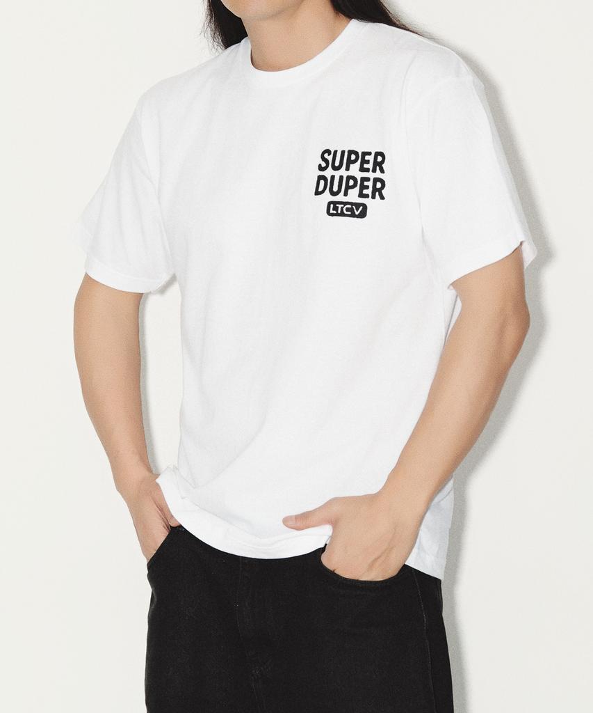 Laipeutaimkollegtibeu Super Duper Short Sleeve T-Shirt White