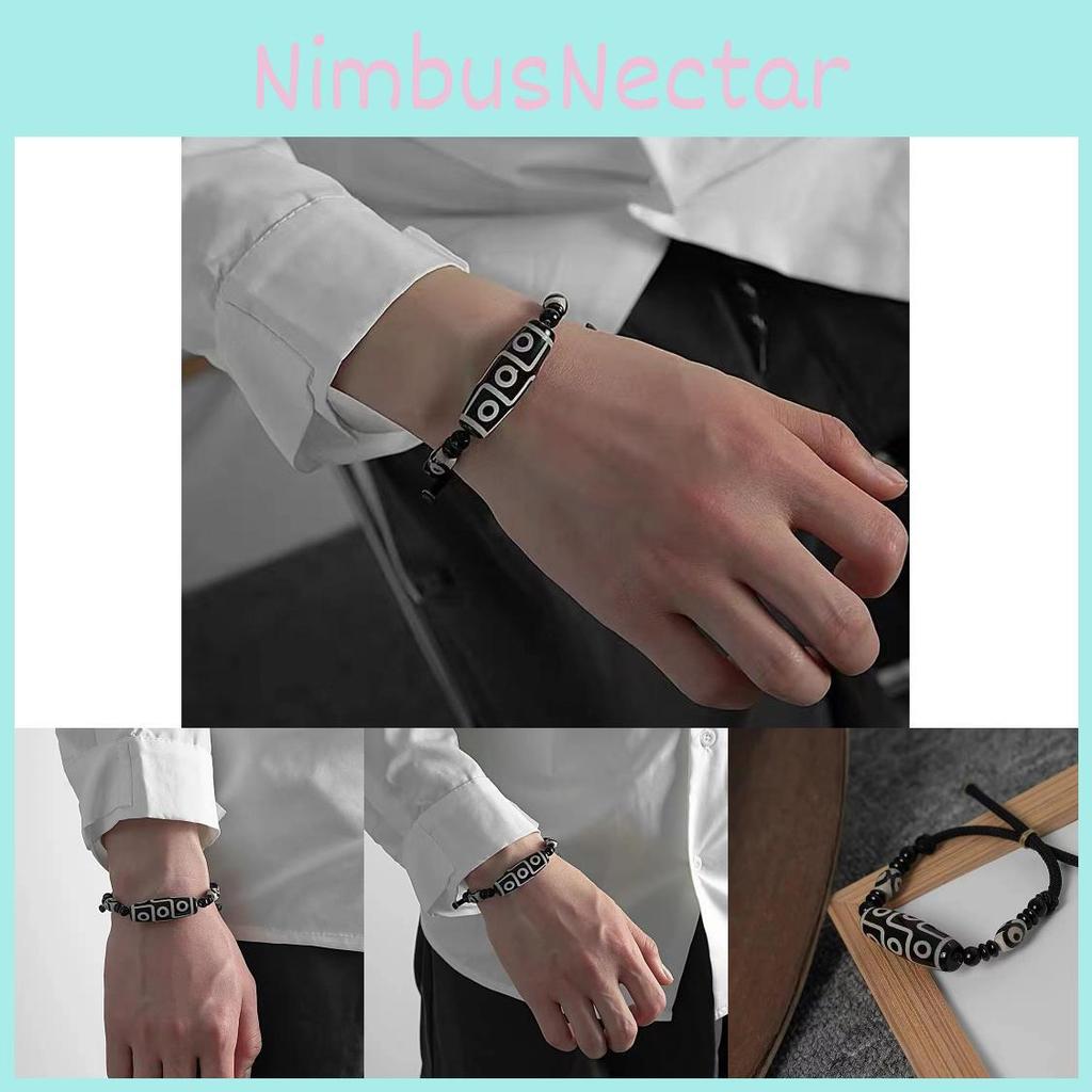 Style Ceramic National Dzi Bead Bracelet Unisex Jewelry For Summer 2024