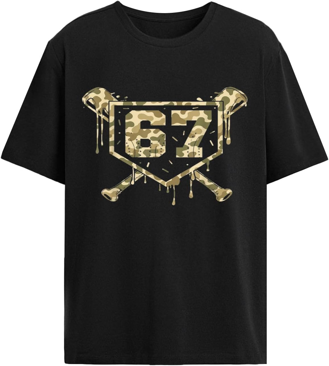 Baseball Camo ICES Creams Youth Baseball tee Shirts Womens Vintage S разноцветный