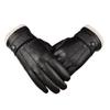 Men's Winter Warm Outdoor Casual Leather Gloves, Non-slip Touchscreen Texting Suitable Wool Lining Soft Windproof Genuine Leather Gloves.