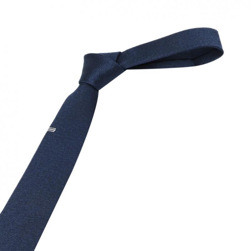 Daks 26ss Silk Blend Herringbone Solid Cubic Slim Tie Dmg1acf1215n1
