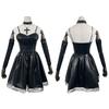 Stylish Misa Amane Death Note Anime Cosplay Black Dress For Halloween And Parties
