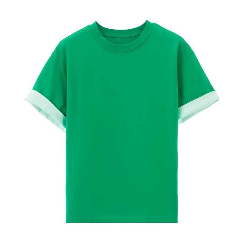Women s Round Neck Short Sleeve Cotton T-shirt S
