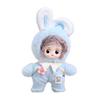 Plush Keychain Pendant Vinyl Face Doll Shape Compact Size Portable Key Chain Bag Decor Key Holder Backpack Ornament