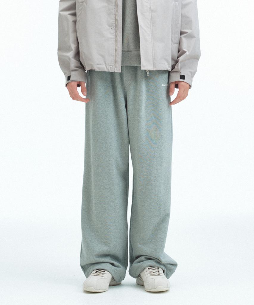 Pantaloni REST&RECREATION con Dettagli in Felpa - Grigio