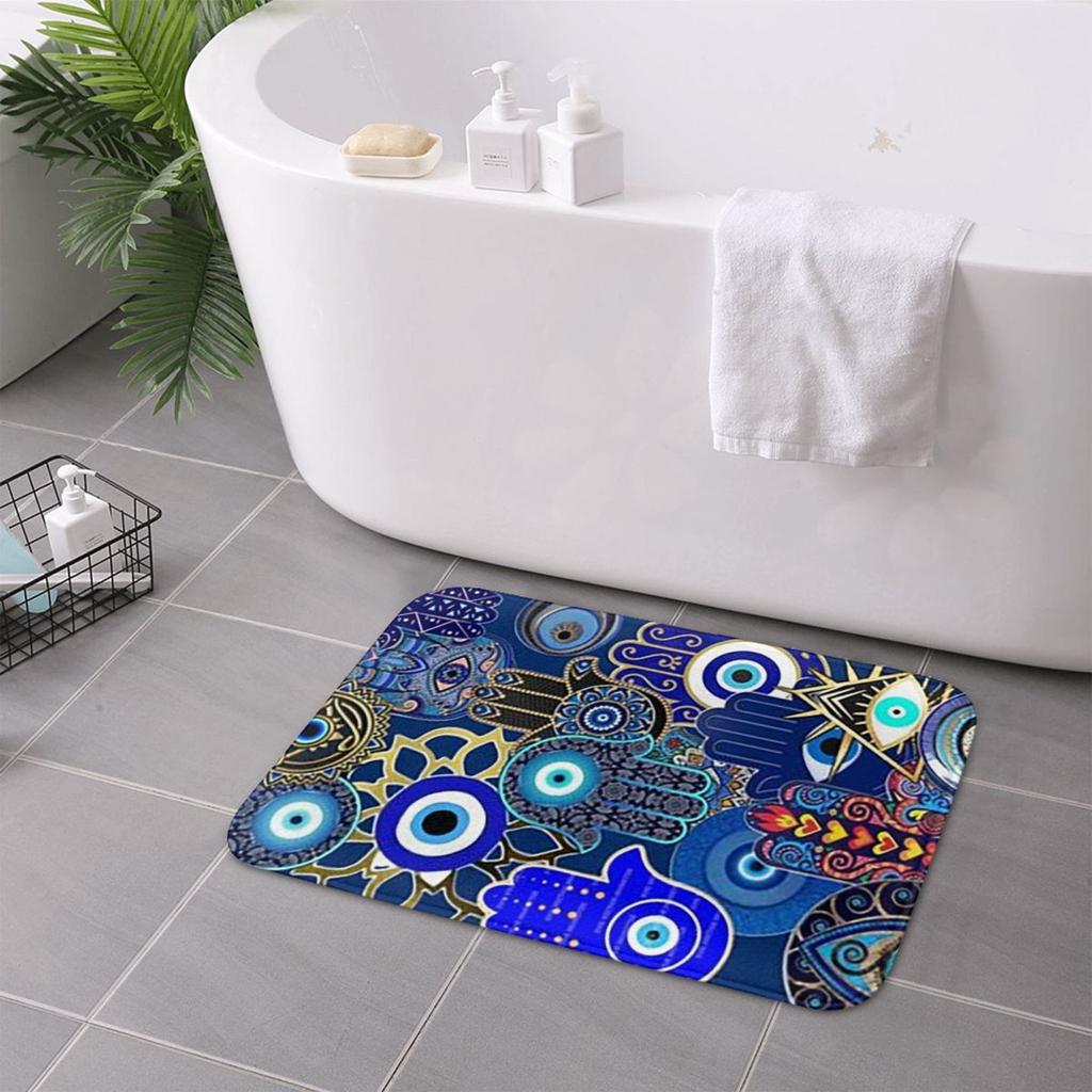 The Hand Of Fatima Printed Anti-slip Doormat Floor Mat Water oil proof Carpet Rug for Kitchen Entrance Home Balcony Footpad Mats