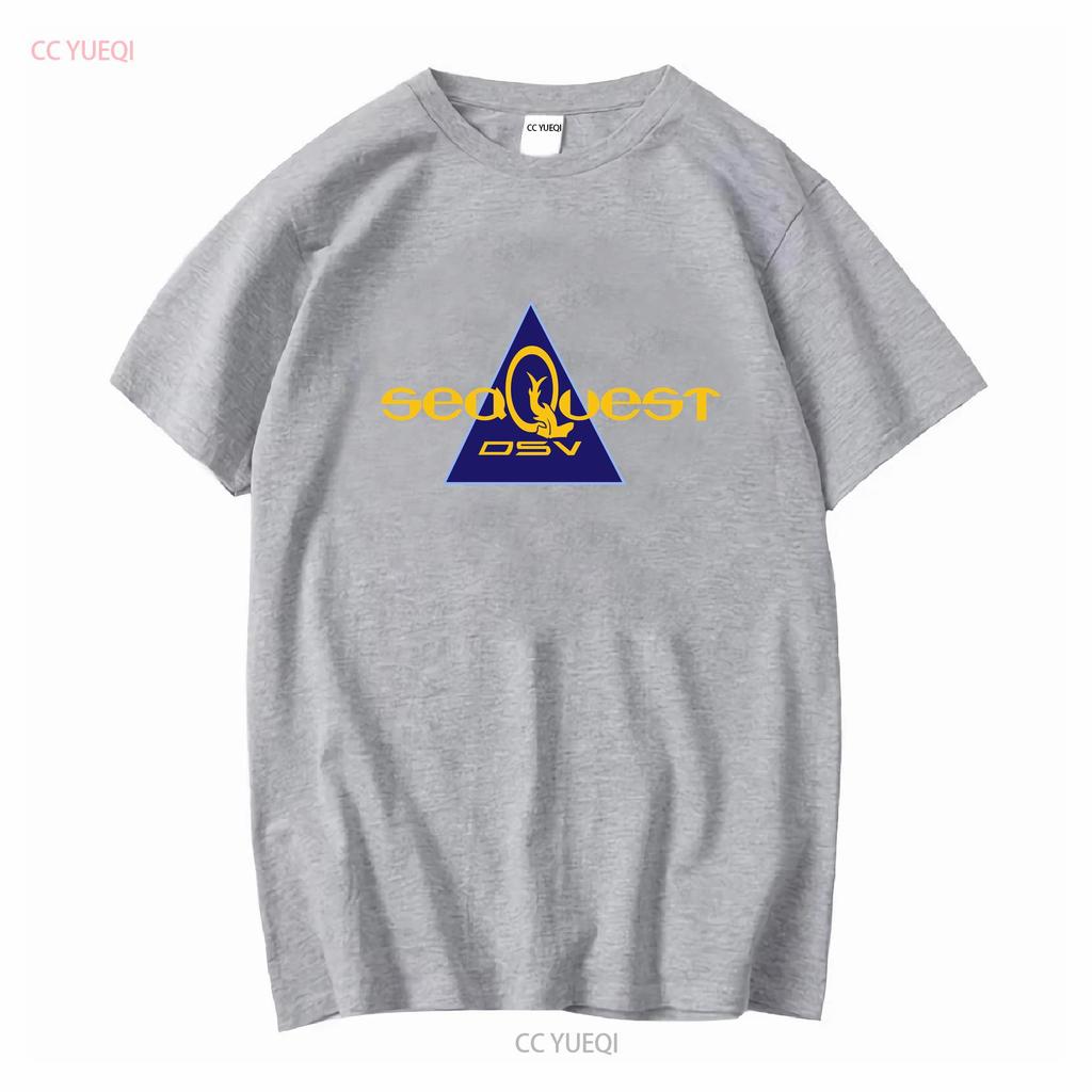 SeaQuest DSV T Shirt long or short sleeves vintage Washed Versatile Comfortable designer clothes Casual Unisex Slightly graphic
