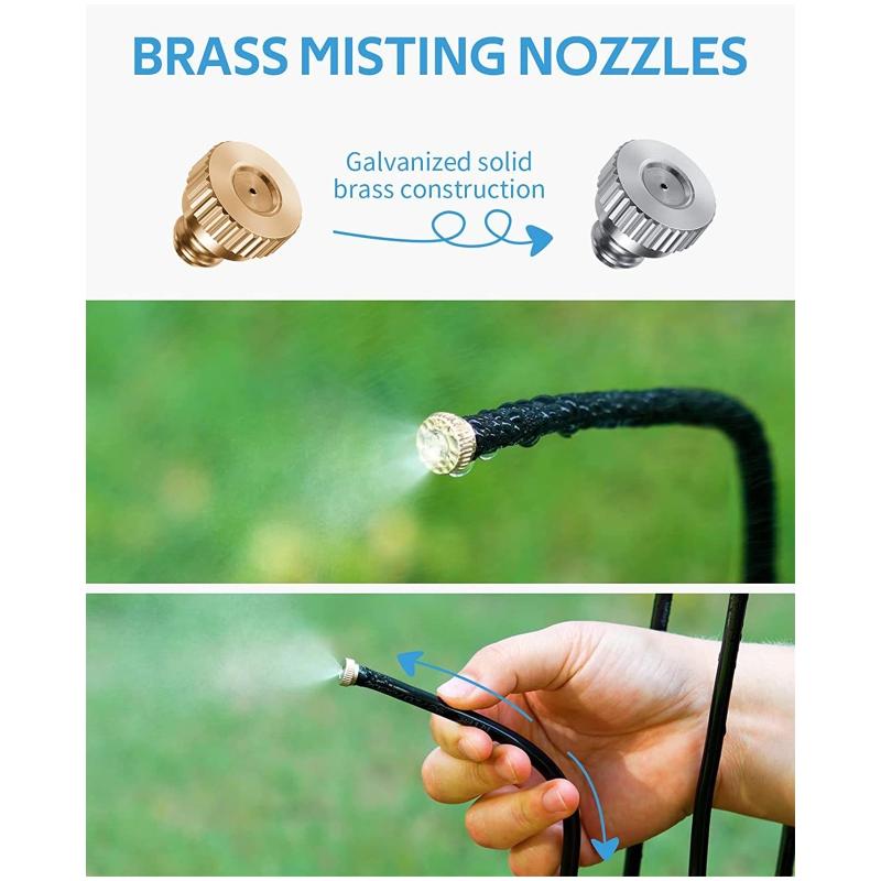 Stand Mister System for Garden Patio Lawn Plants Portable Misting System Camping Swimming Cooling Misters Easy Assemble