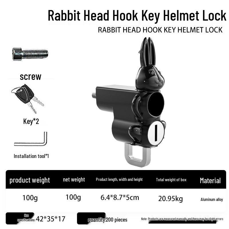 Elektrofahrzeug Frontmontierter Multifunktionaler Diebstahlsicherer Helm-/Batterie-Schlosshaken