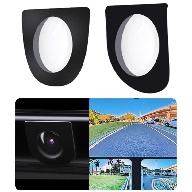 Clear Camera Cover Housing Anti Scratch Bump Defense Weatherproof Clear Imaging Designed for Vehicle Effortless Setup 2pcs