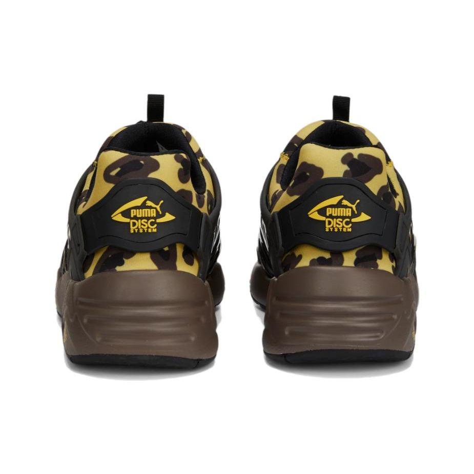 Puma Disc Blaze Leopard Unisex Sneakers Brown Light-Straw Chocolate 391960-01