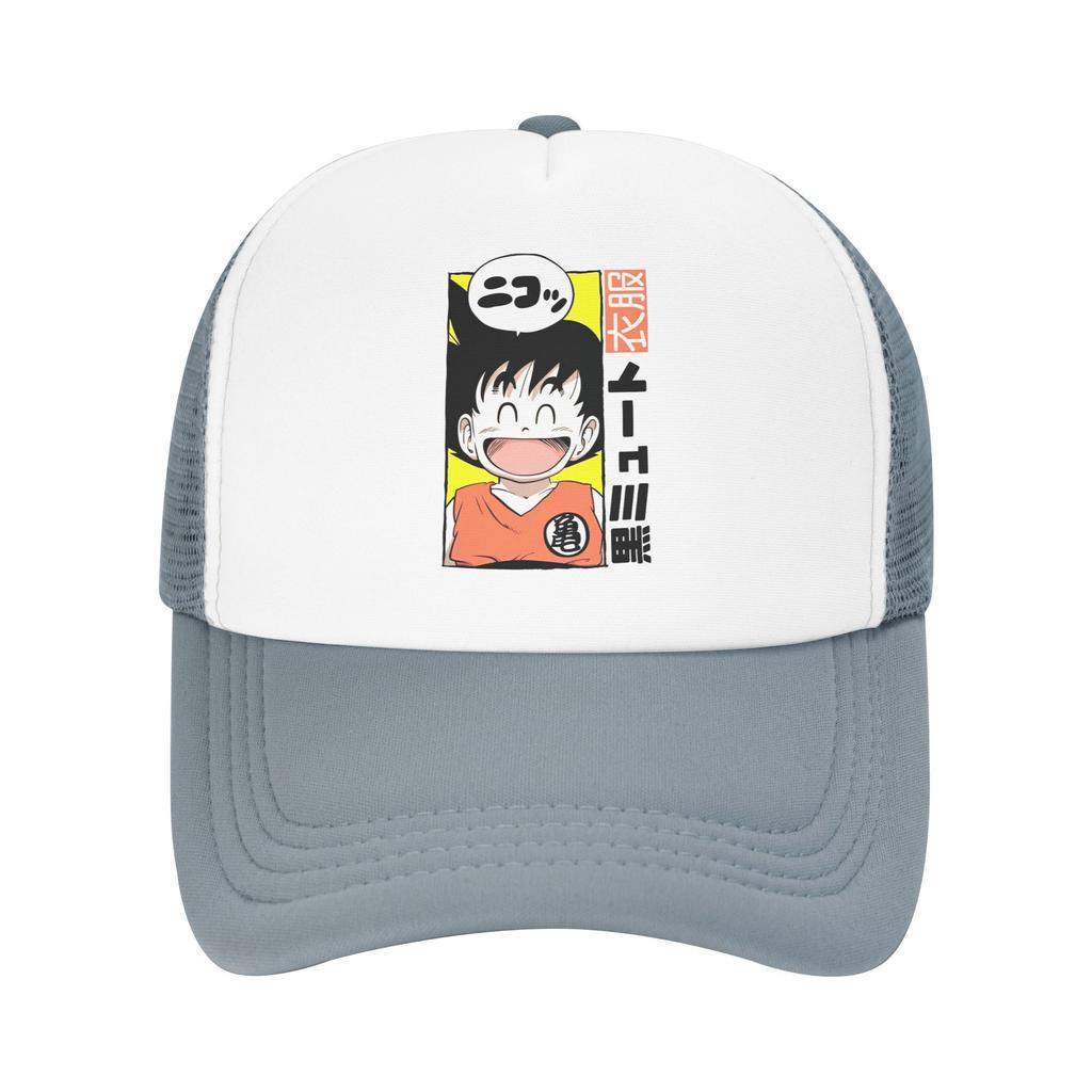 Summer Outdoor Dragon Ball DragonBall anime Mesh Caps Unisex  Adjustable Foam Trucker Hats For Casual Wear