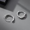 Men's Trendy Stud Earrings: Minimalist European & American Hip-Hop Hoops