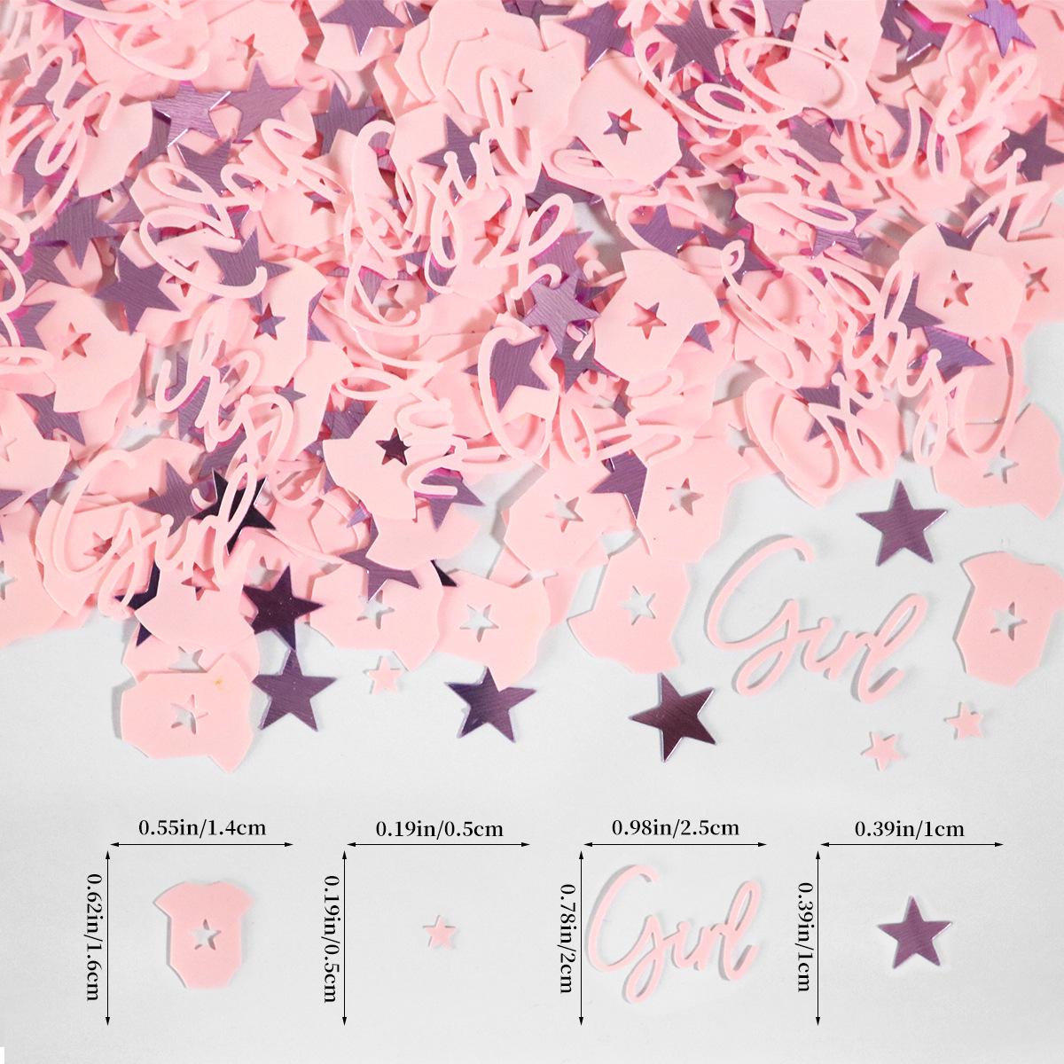 

Cross-Border Confetti for Newborns and Christenings - Baby Bottle and Clothes Design