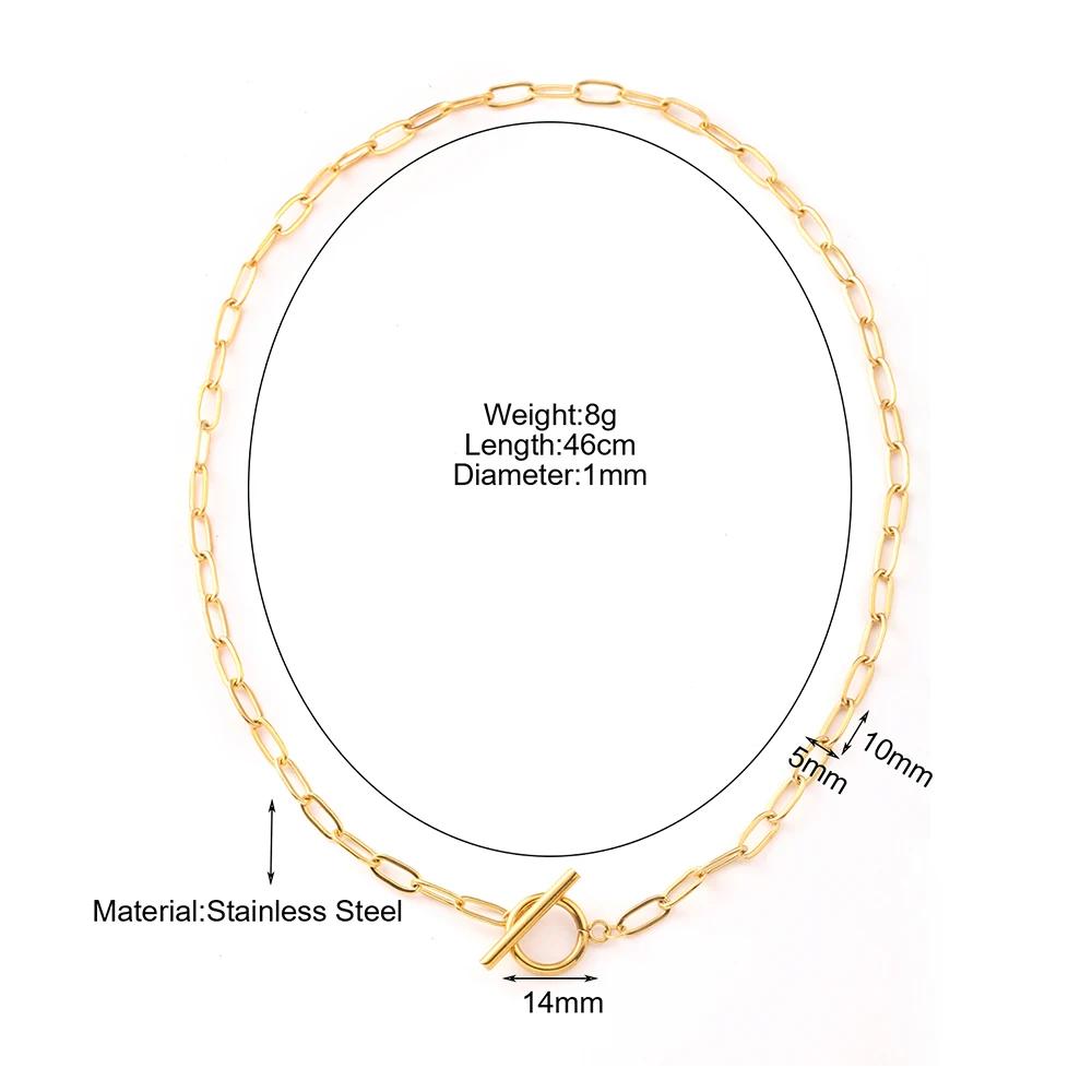 

Простые и Стильные Новые Мужские и Женские Ожерелья из Нержавеющей Стали и Циркона, Можно Сделать DIY Ожерелья, Оптовая Продажа Подарков с Цирконом золотистый