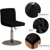 Milk Silk Bar Stool Cover Elastic High Chair Cover Stretchable Adjustable Chair Protector For Home Kitchen Pub Counter Covers