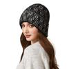 Winter Women's Big Head Circumference Knitted Hat Elastic Cap