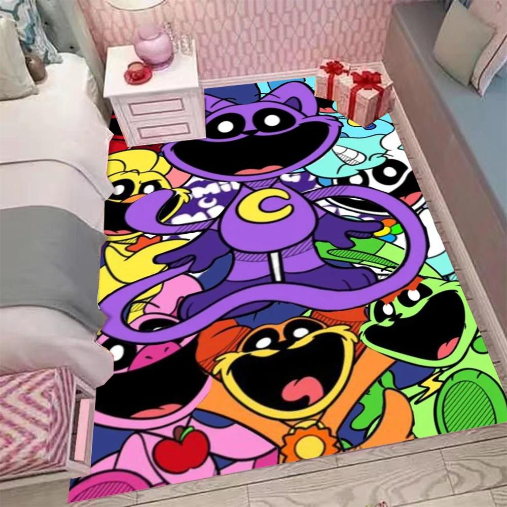 

MINISO Smiling Critters Catnap Craftycorn Мультяшный ковер для гостиной, спальни, дома, дивана, нескользящий коврик для пола 80x120cm