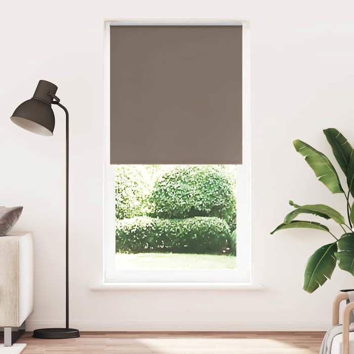 VidaXL Store enrouleur occultant café 90x230cm largeur du tissu 85,7cm, store de jour et de nuit, store de cuisine, store 4011074