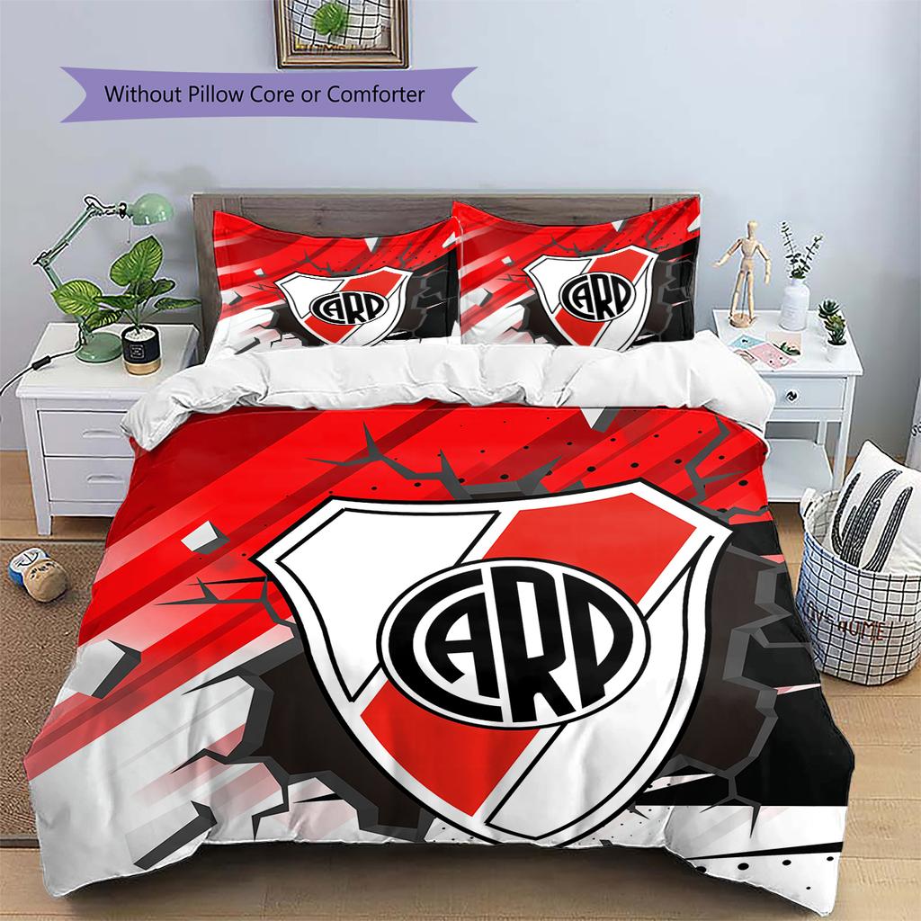 River Plate Pattern Bedding Home Decoration Birthday Gift (1 * duvet cover + 2 * pillowcase, without core)