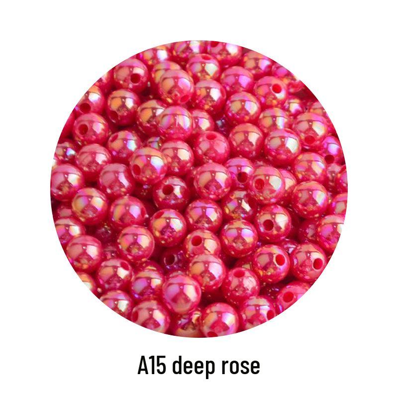 Iridescent AB Color Bubble Beads – Handmade for DIY Bracelets, Wedding Dress Accessories, and Imitation Pearls