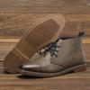 Boots Leather Retro Brand 2026 Casual Comfortable Fashion Outdoor Walking Shoe