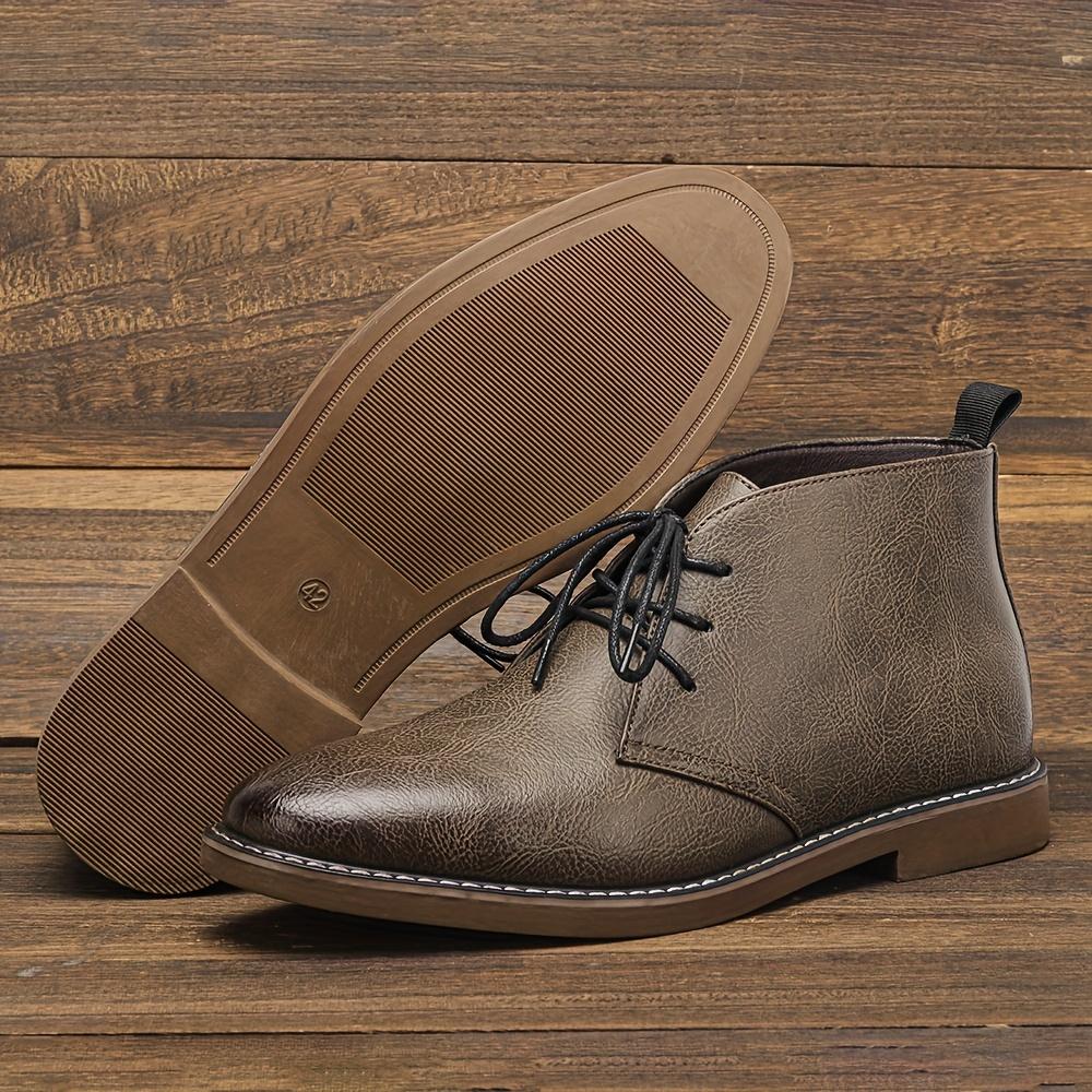 Boots Leather Retro Brand 2026 Casual Comfortable Fashion Outdoor Walking Shoe