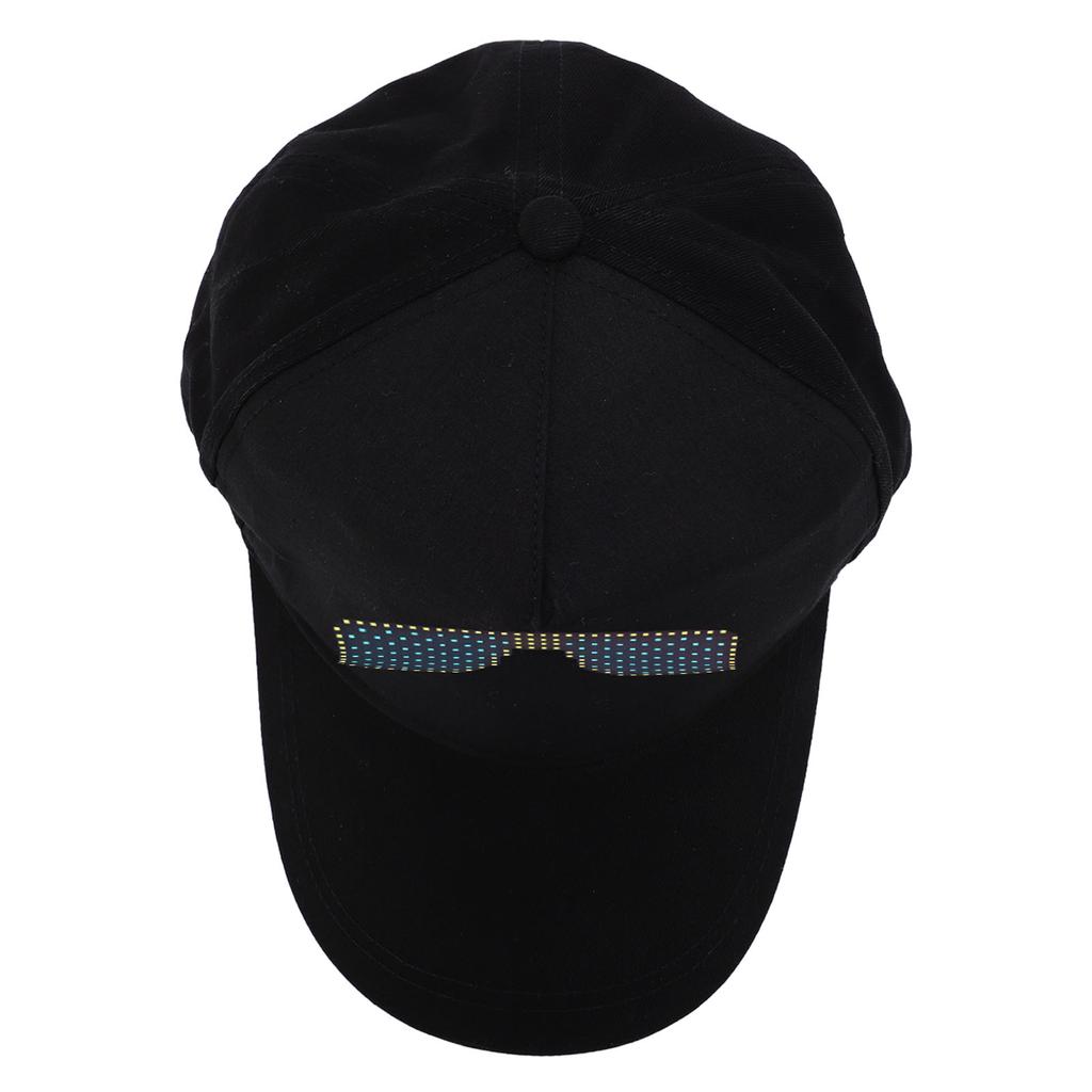 LED Hat Colorful Display Screen APP Controlled Programmable Light Up Baseball Cap 12x32 Dot for Party