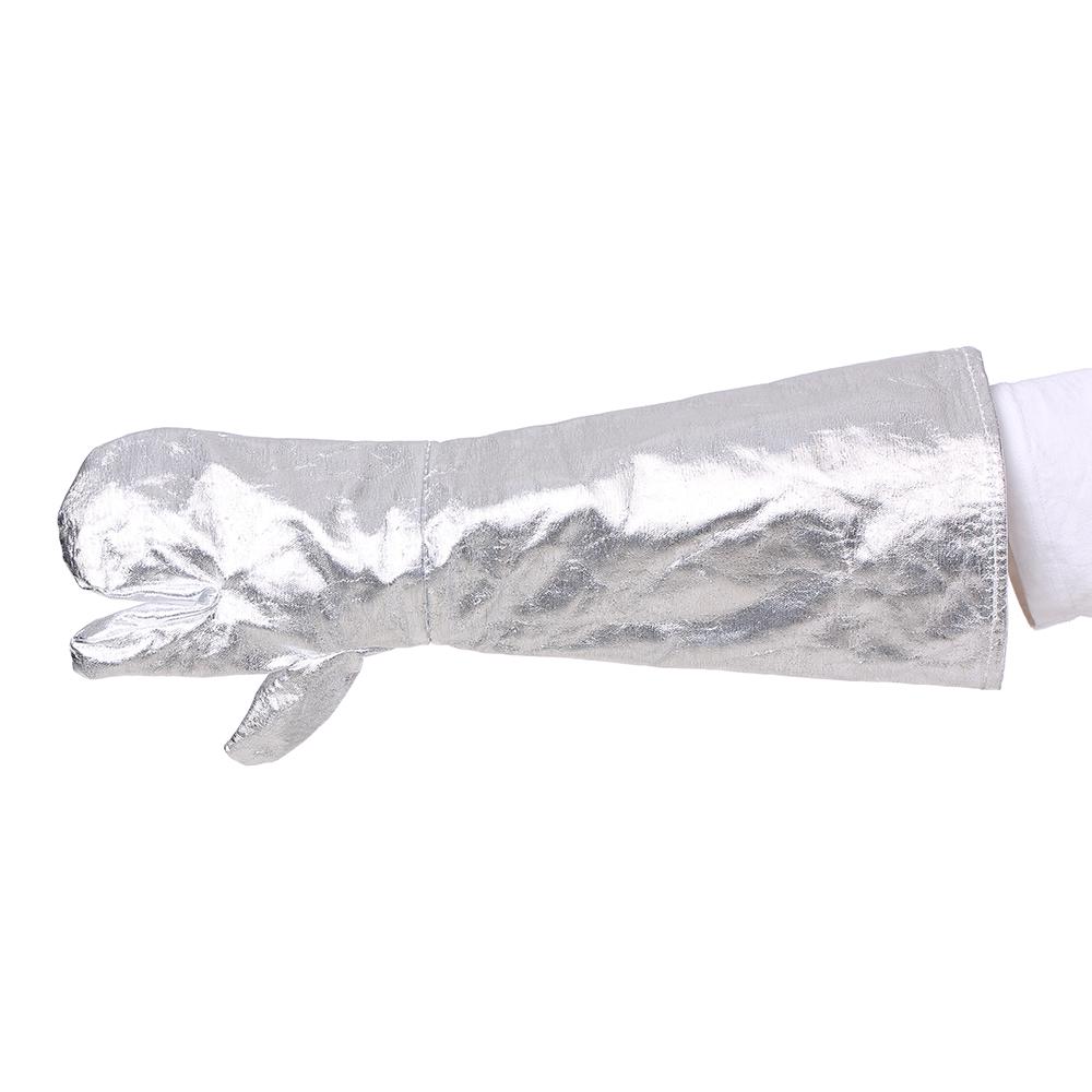 

DA 105 1000 Degrees Celsius Aluminized Heat Resistant Gloves High Temperature Safety Work Gloves Aluminum Foil серебряный