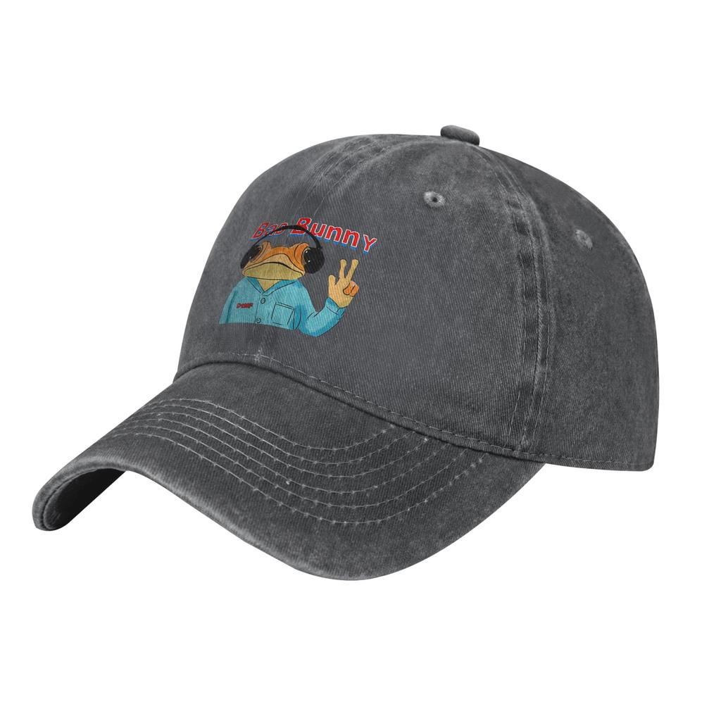 DTMF Débit Tirer Plus de Photos Style Unisexe Casquette de Baseball Bad Bunny Casquettes Lavées Casquette Mode Activités Extérieures Ajustement Réglable Couvre-Chef