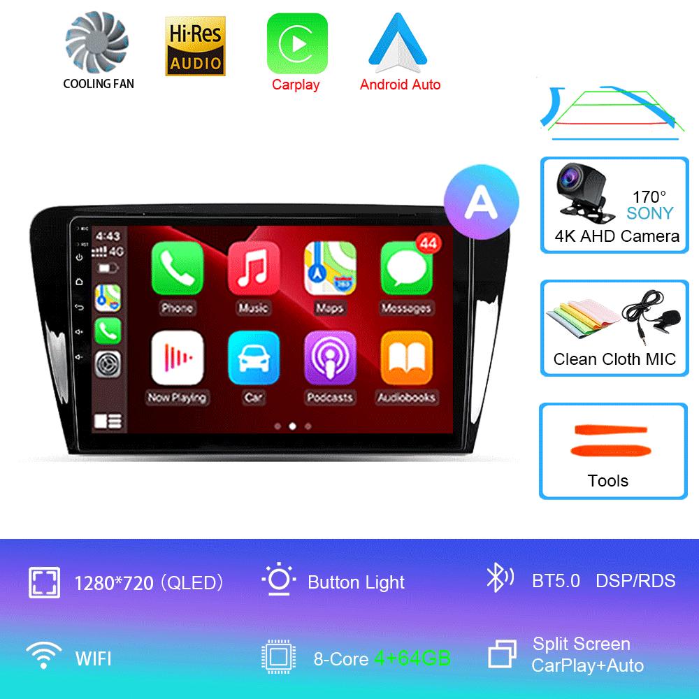 Android 14 Car Radio For Skoda Octavia 3 A7 2013 - 2018 Multimedia Video Player Navigation stereo GPS No 2din 2 din dvd