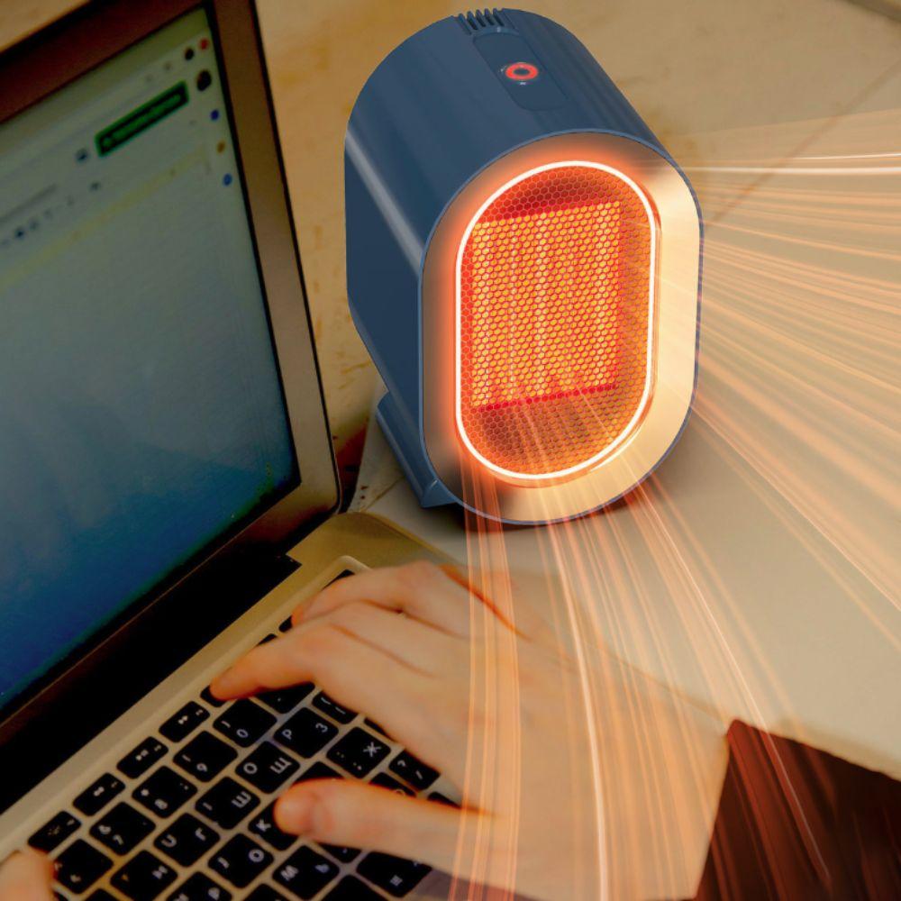 Flammhemmendes Material Schreibtischheizung Ovale Elektroheizung Warmer Lüfter Heißluftventilator Büro