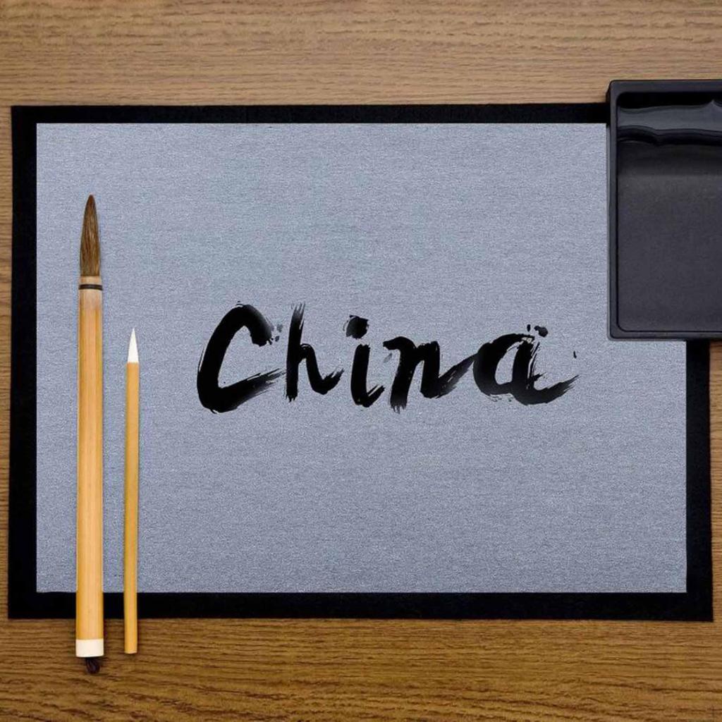 20 Pieces Water Writing Cloth Reusable Calligraphy Drawing Paper Non Woven Portable Mat