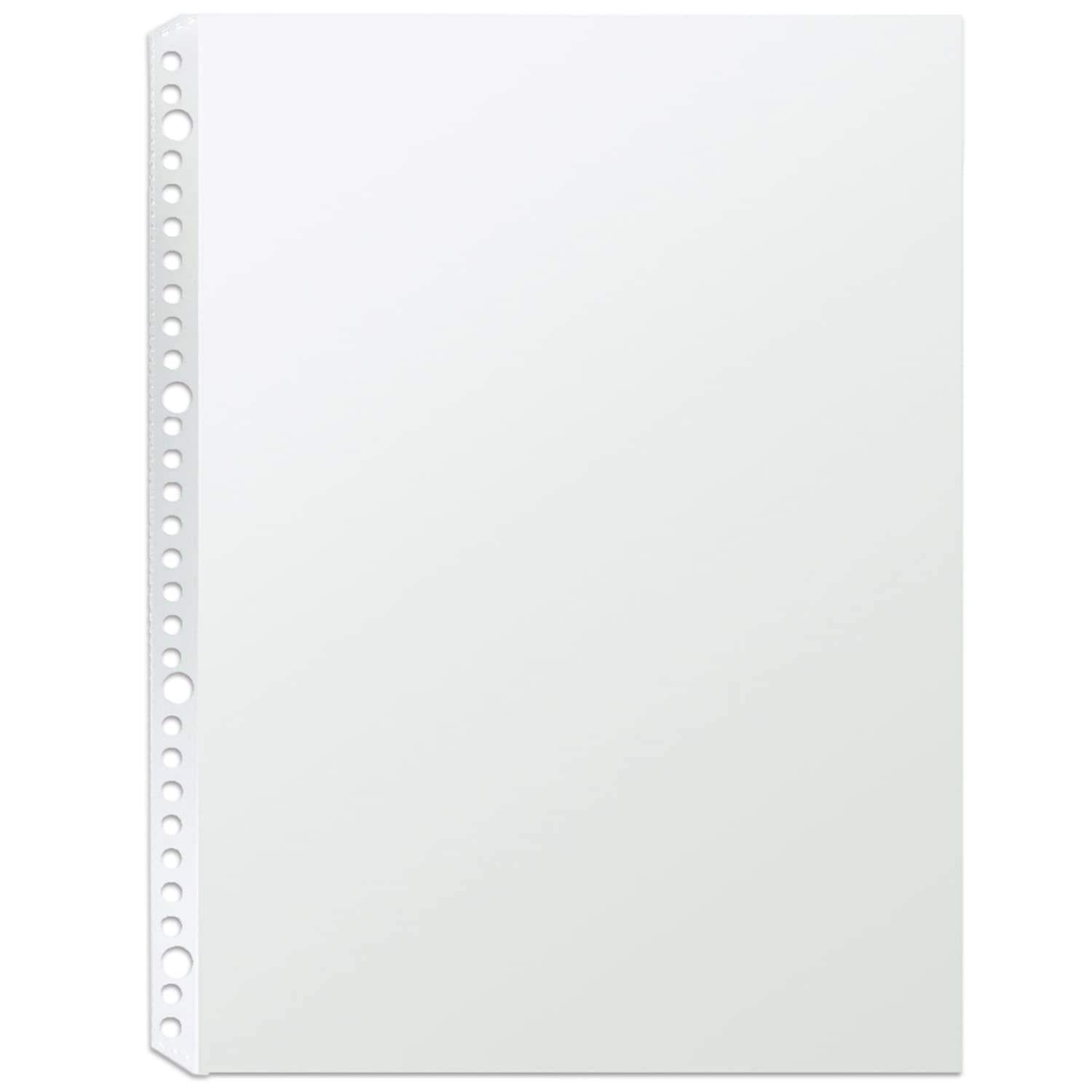 Plus Refill Pocket 1 100 Compatible with Polypropylene Transparent Refills, A4, Pocket, Sheets, 2-Hole/4-Hole/30-Hole Folders, 87-700, (PP),