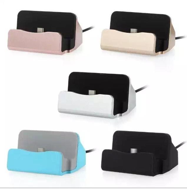 Type C Fast Charging Stand Pd 15w Plastic Phone Dock For Iphone Android Desktop Organizer Home Office