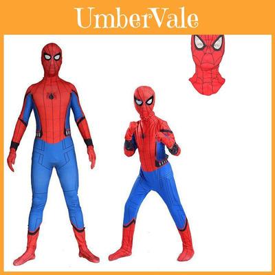 High Quality Durable Homecoming Spiderman Costume Tights Suit For Kids And Adults