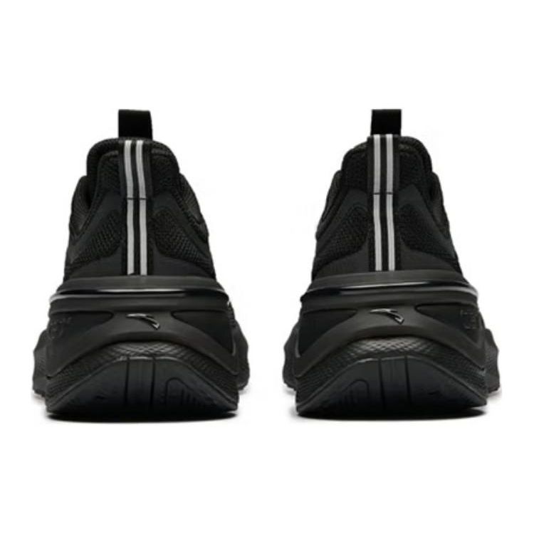 Anta C37 Series Wave Runner Cushioning Soft Sole Breathable Low Top Running Shoes Men sneaker Black 112225539R-5