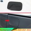 For Kia Carnival KA4 Carbon Fiber Style Fuel Tank Cap Cover Car-styling Trim Oil Fuel Cap Protective