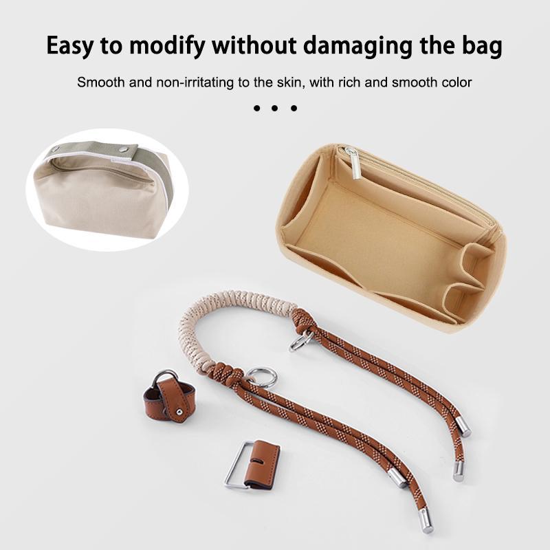 EverToner Fashion Handmade Woven Handbags Strap for H lunch box bag modified buckle/inner liner Universal Bag Parts Accessories