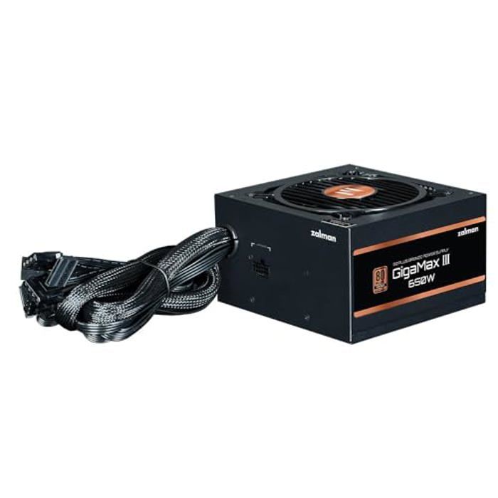Bloc D'alimentation PC - Zalman - GigaMax III ZM650-GV3 - 650 W - 80 PLUS Bronze - Partiellement Modulaire